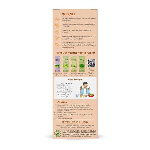 Sri sri tattva apple cider vinegar